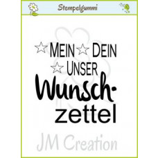JM Creation - Wunschzettel - Cling Stamp